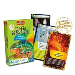Bioviva Défis Nature-Roi du Camouflage  -French Card Game New Sealed Ages 7+